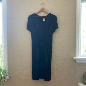 CORE black tee dress, with cute tie